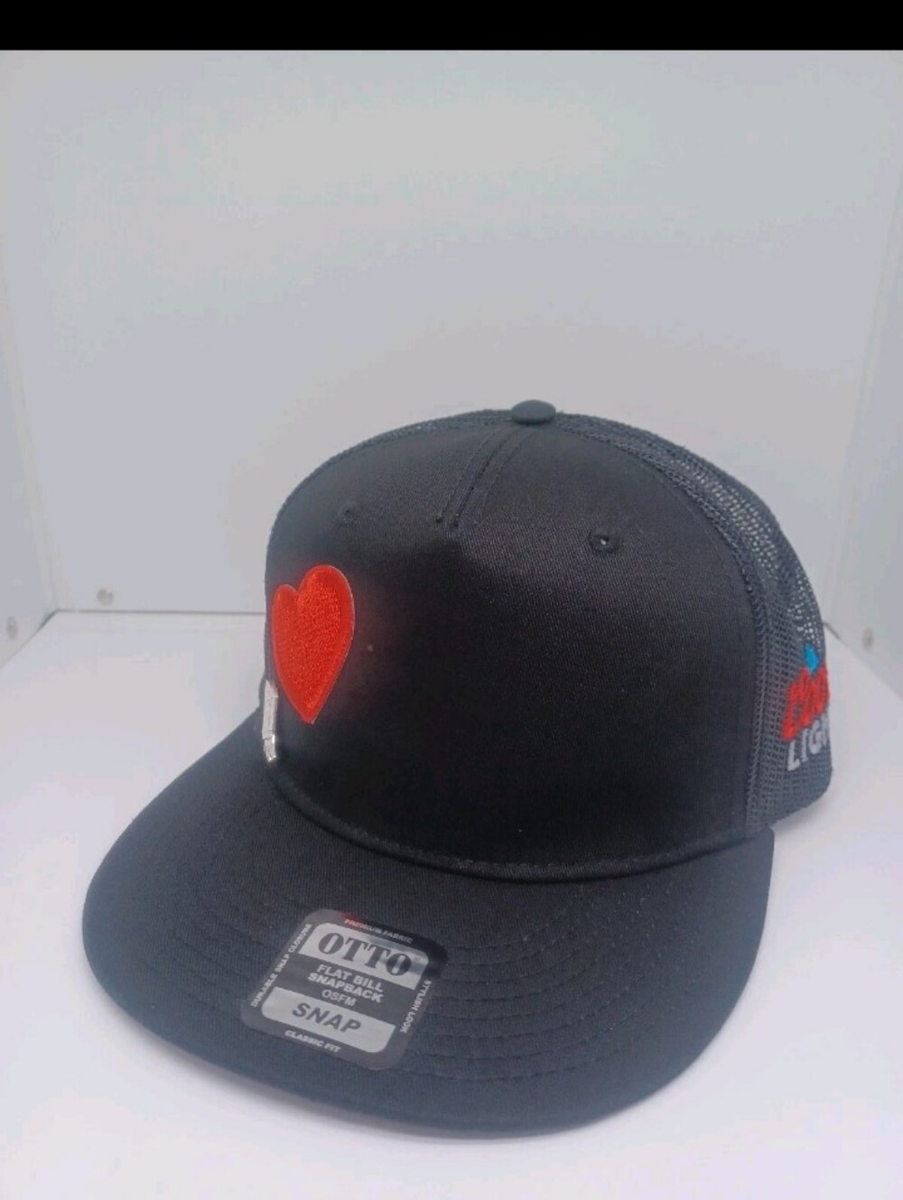 Rare Lainey Wilson Tour Coors Light Mesh Trucker Hat Black - OSFM Heart Logo